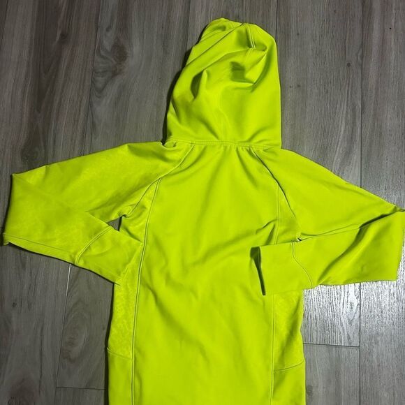 Under Armour Women’s Cold Gear Neon Full Zip Hoodie Jacket size XS - Picture 3 of 5